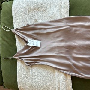 Zara Champagne Rhinestone Dress